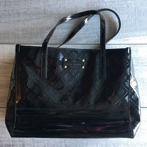 Kate Spade Black Patent Leather Handbag